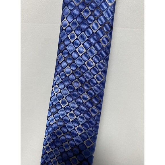 Michael Michael Kors Blue Circle Mens Neck Tie 57" long - Picture 2 of 6